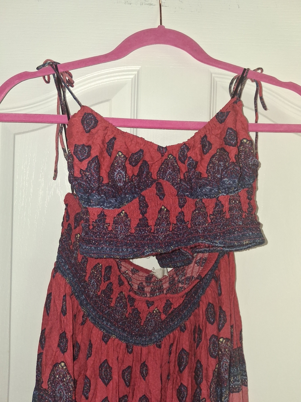 2 Piece Set Free People Intimately Printed Patchwork RARE SeT - Picture 8 of 8